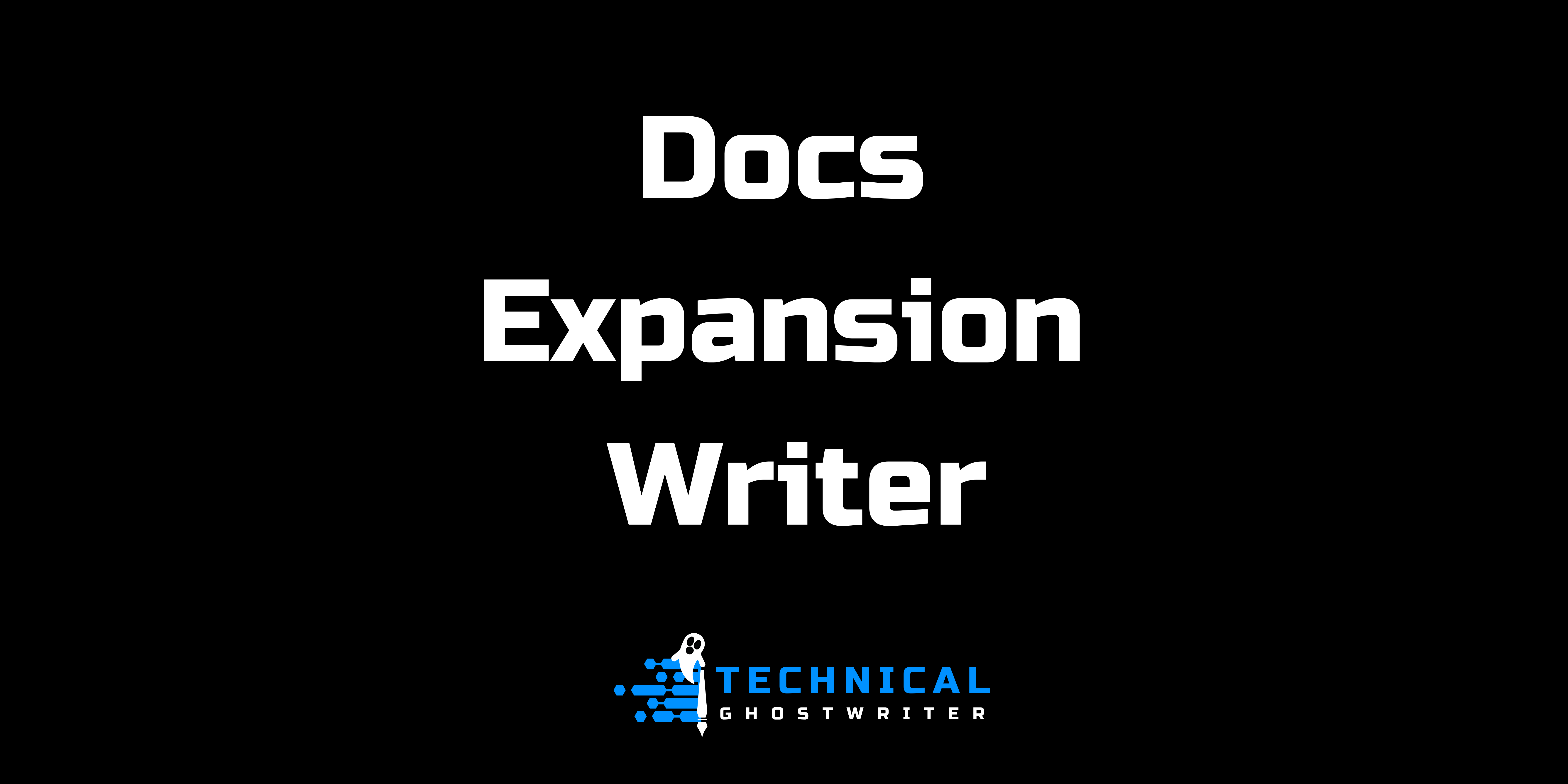 Adapting Technical Documentation for SEO:  Docs Expansion Writer Guide